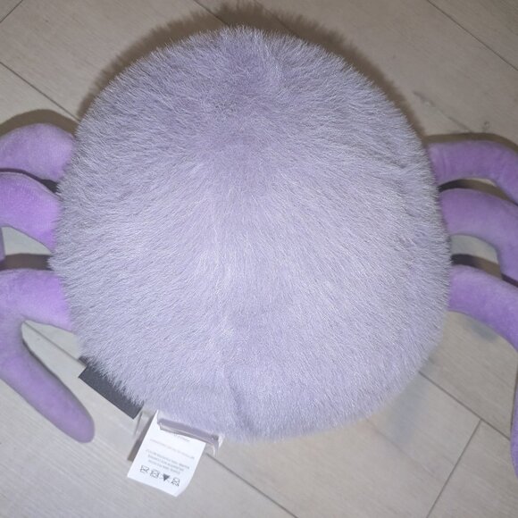 NEW Cynthia Rowley Curious Purple Spider Accent Pillow Plush Toy - Picture 3 of 4